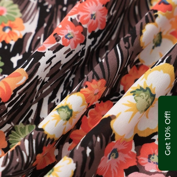 NWT Rihoas Floral Midi Skirt - Picture 10 of 10